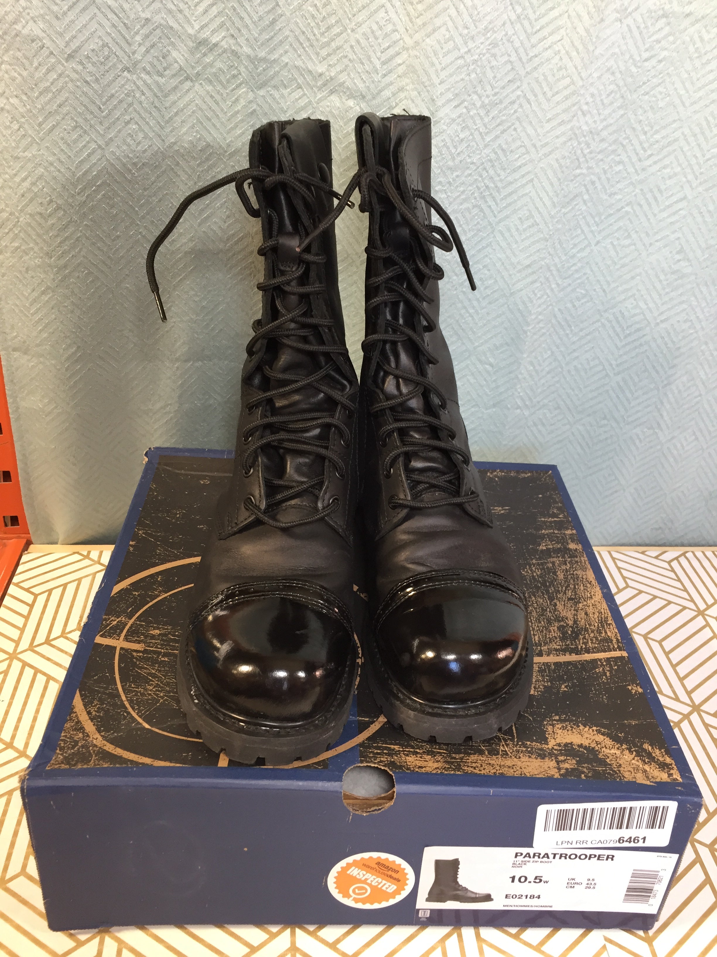 Bates Men's 11" Paratrooper Side Zip Boot US Size 10.5w (7772377645294)